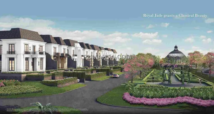 Rumah Mewah Summarecon Royal Jade dilengkapi dengan Lift dan Kolam Renang dalam