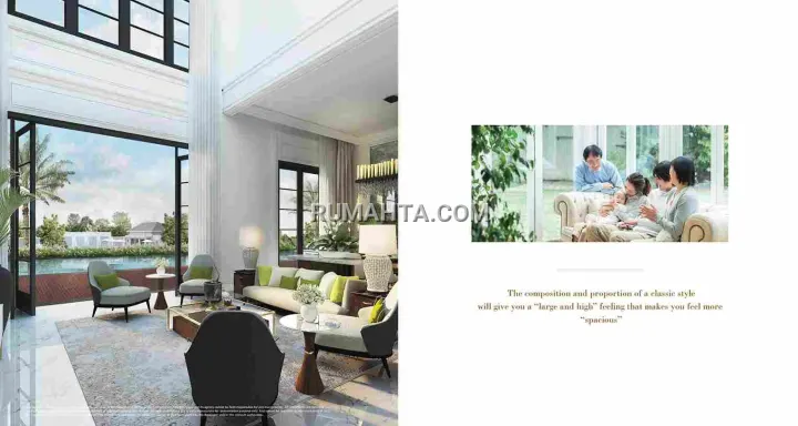 Rumah Mewah Summarecon Royal Jade dilengkapi dengan Lift dan Kolam Renang dalam