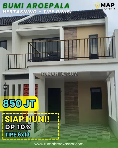 Rumah hertasning baru tun abdul razak dekat rs muhammadiyah yapika kampus unismuh kedokteran uin alauddin