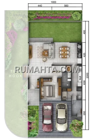 Rumah 3 Lantai di Kawasan Premium Makassar Dekat Dari Bandara & Tol
