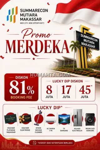 Promo Rumah Summarecon Makassar Disc Utj & Potongan Harga Hingga 45 Juta