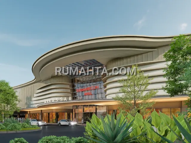 Rumah Makassar Posisi Hook Depan Mall Summarecon Makassar Rinoka