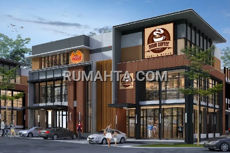 Ruko 2 Lantai siap pakai depan Mall Summarecon Makassar Ruko Graha Boulevard