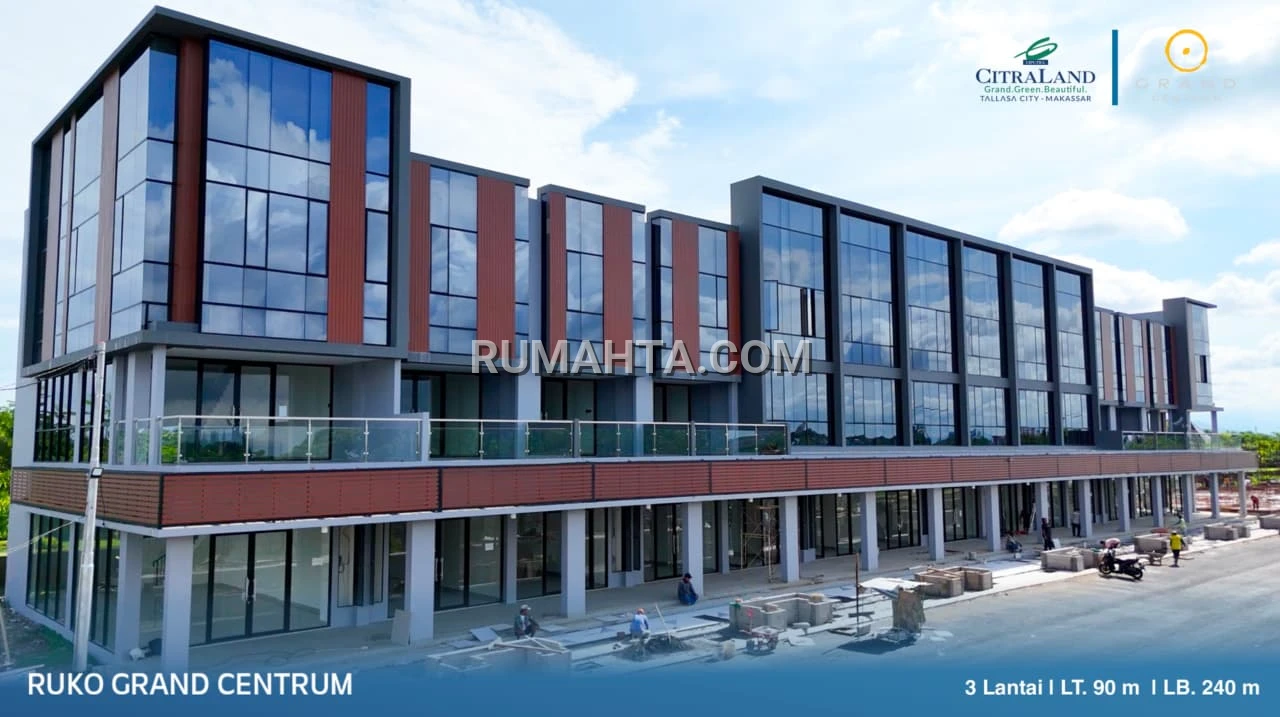 Tersisa 1 Unit Ruko Grand Centrum Tahap II Lokasi Strategis Poros Jalan Citraland Tallasa City