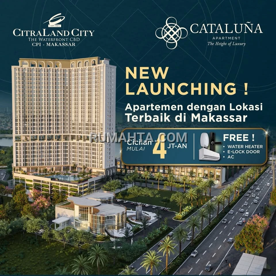 Miliki Apartemen Premium Cataluna Citraland CPI Makassar – Bay View 3 Bedroom
