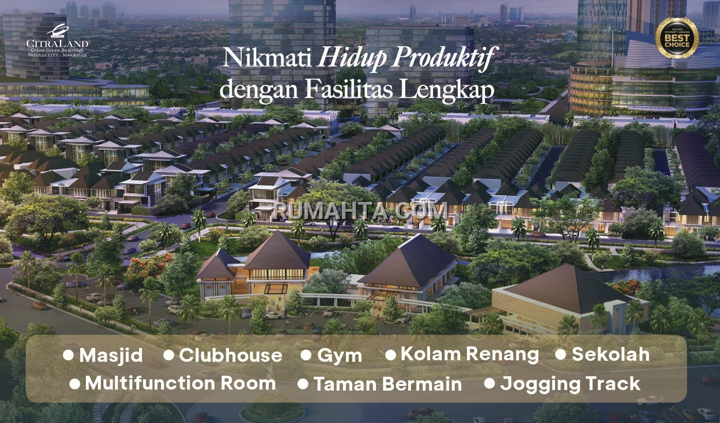 Rumah di Makassar Dekat Gerbang Btp dan Kampus Unhas, Free PPN Harga Mulai 1,4 M-an