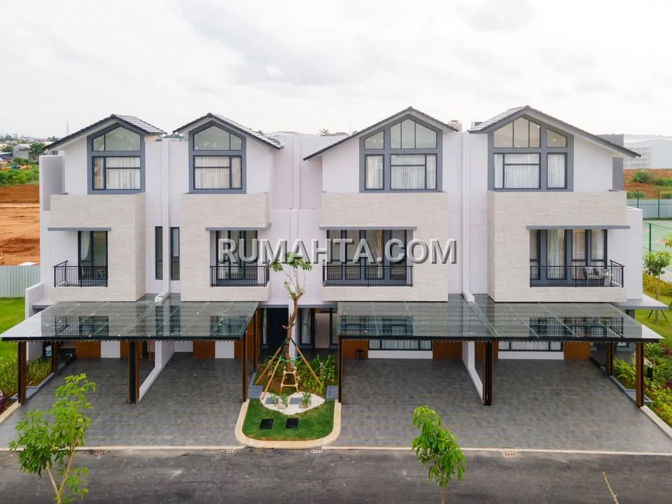 Dijual Rumah Makassar Posisi Hook Lenkap Ruangan Attic Lebar 8 Type Onyx Residence Summarecon
