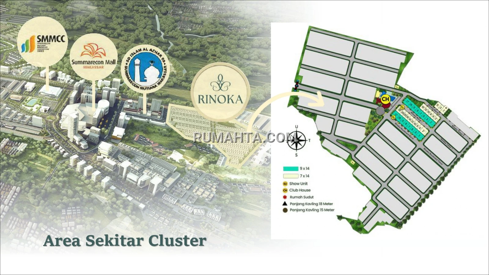 Dijual Rumah Mewah Makassar desain Klasik Paris Lokasi Cantik depan Mall Summarecon dan Sekolah Al-Azhar Lebar 7 hanya 1,9 M-an saja