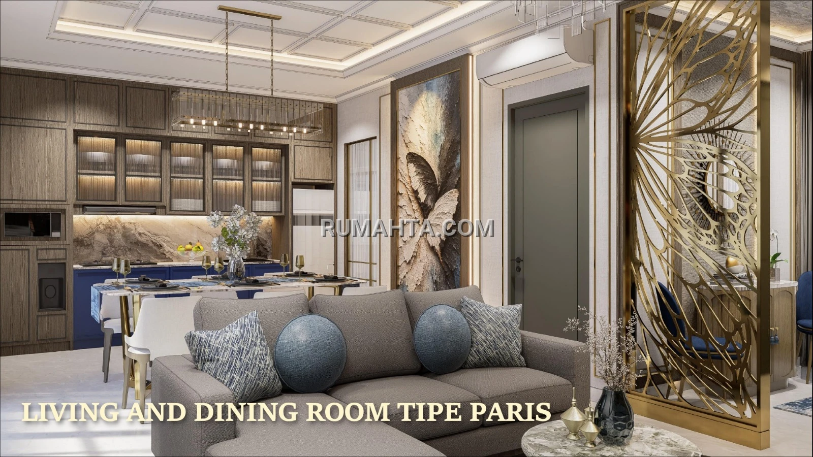 Dijual Rumah Mewah Makassar desain Klasik Paris Lokasi Cantik depan Mall Summarecon dan Sekolah Al-Azhar Lebar 7 hanya 1,9 M-an saja