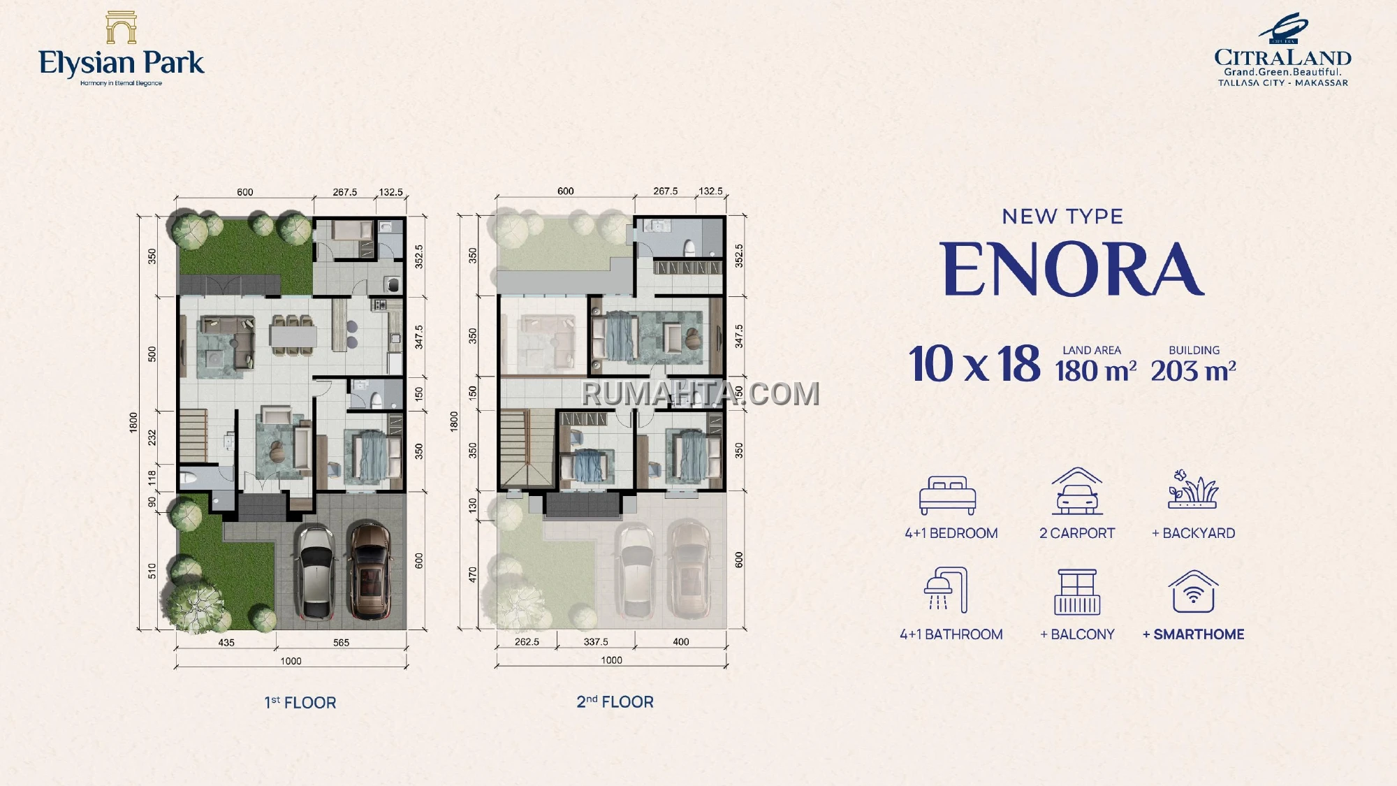 Elysian Park Rumah Mewah Dekat Btp & Kampus Unhas Tamlanrea