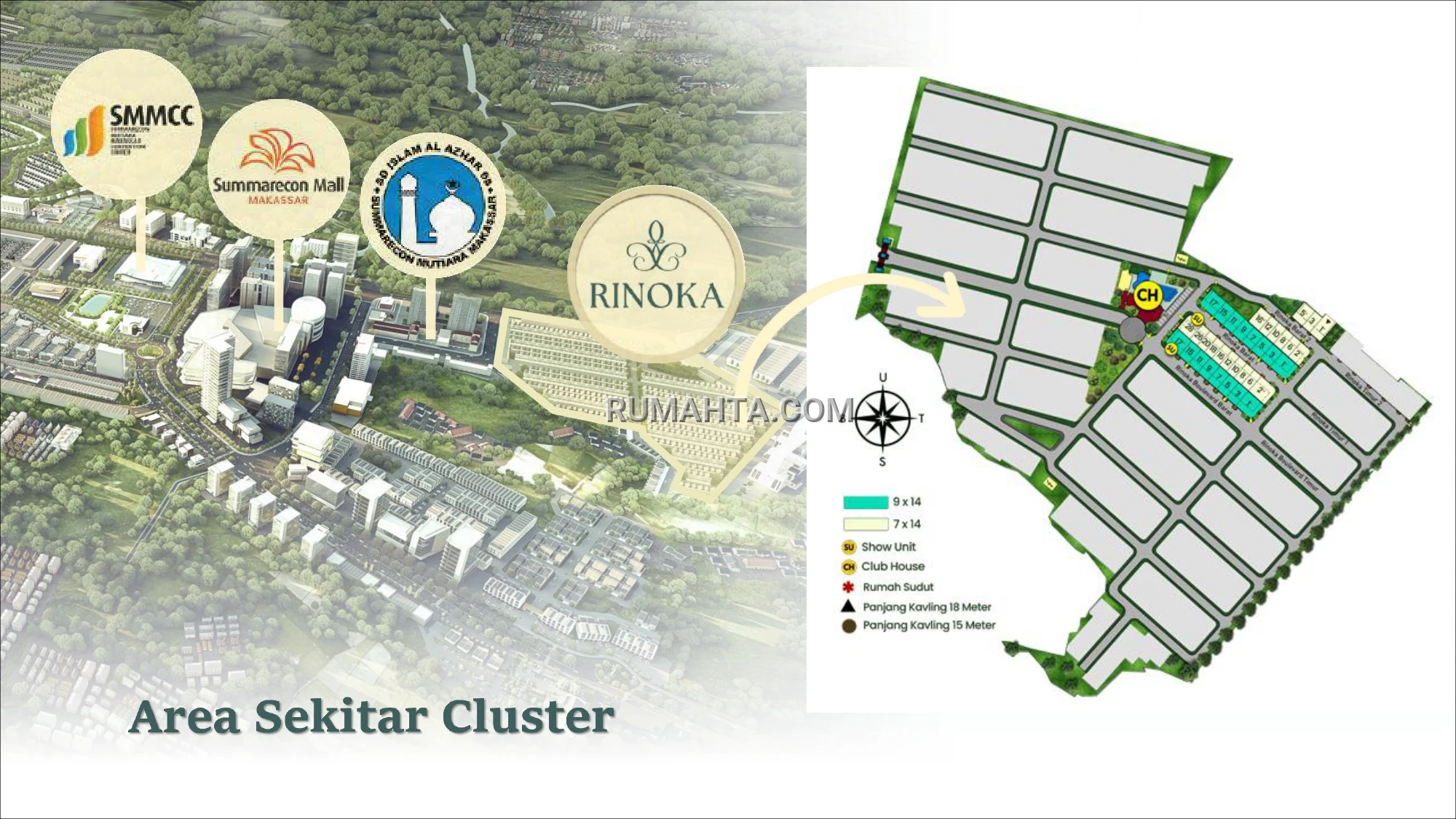 Cluster Rinoka Summarecon Makassar Hanya Selangkah Dari Sekolah & Mall