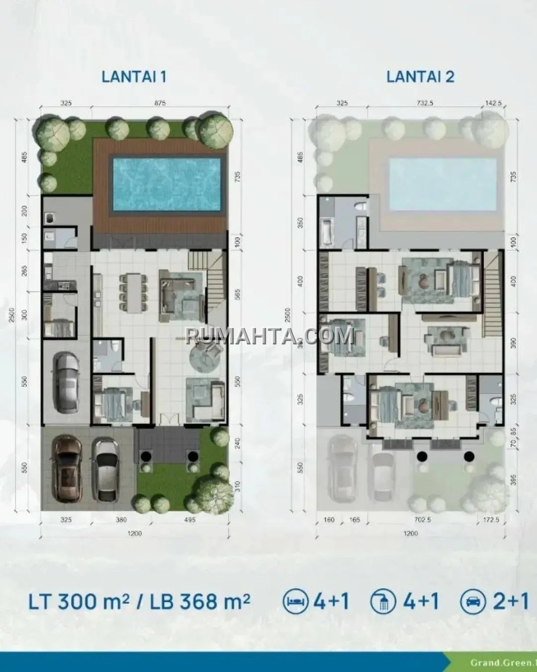 Rumah Mewah Di Perintis Dekat Btp & Kampus Unhas Lengkap Kolam Renang Pribadi