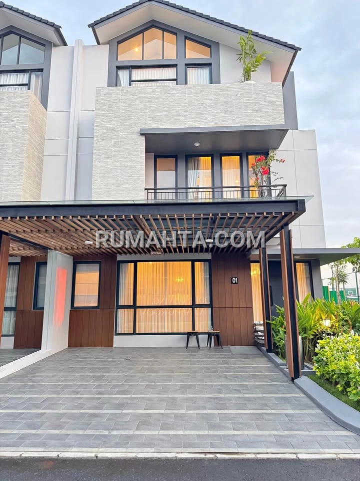 Jual Rumah Onyx Residence Summarecon Mutiara Makassar, 3 Lantai dengan Attic