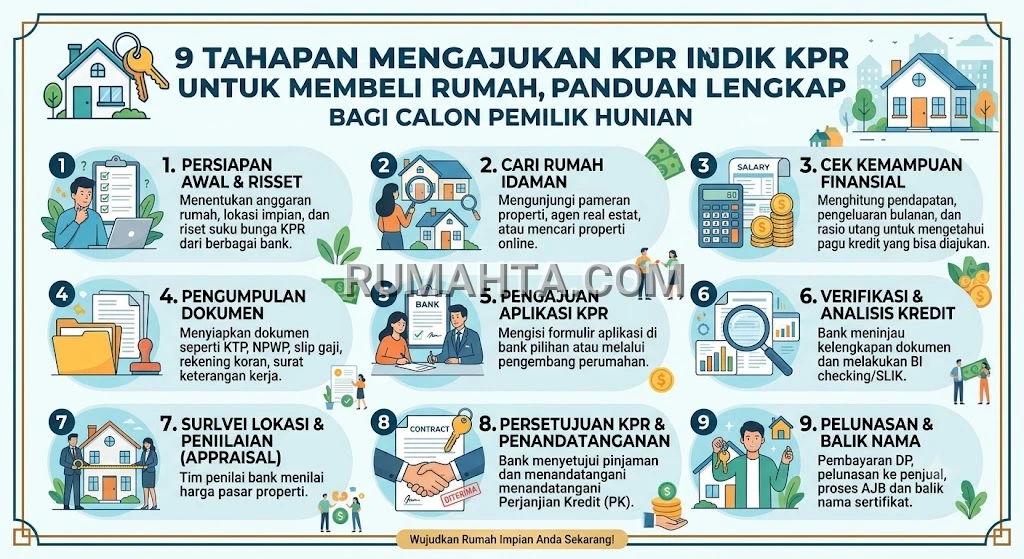 9 Tahapan Mengajukan KPR untuk Membeli Rumah, Panduan Lengkap bagi Calon Pemilik Hunian