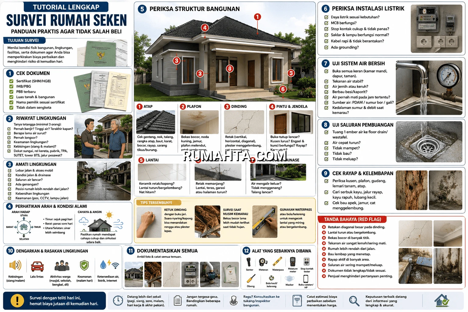 Tutorial Lengkap Survei Rumah Seken: Panduan Agar Tidak Salah Beli