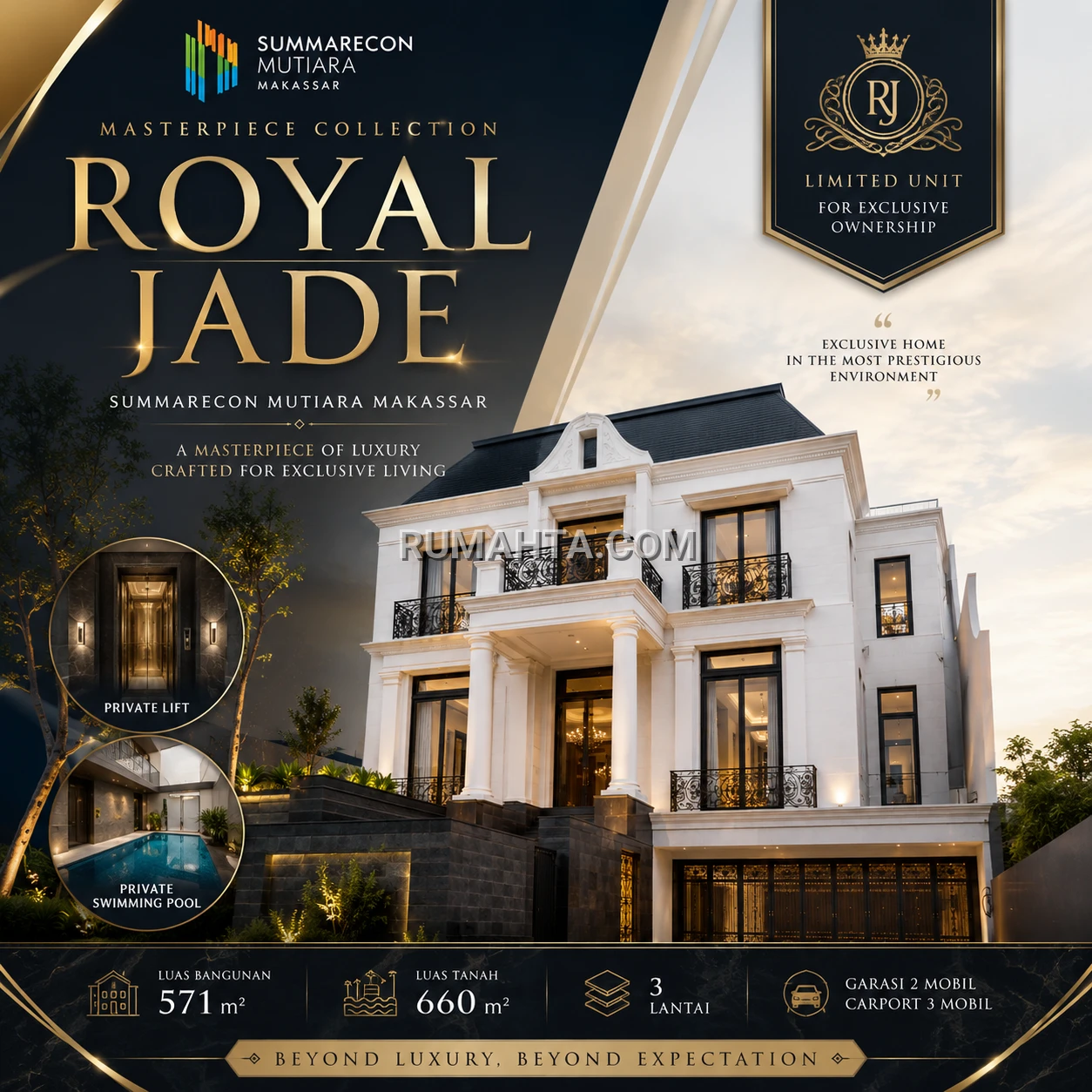 Royal Jade Summarecon Mutiara Makassar Hunian Mewah dengan Arsitektur Bergaya Istana
